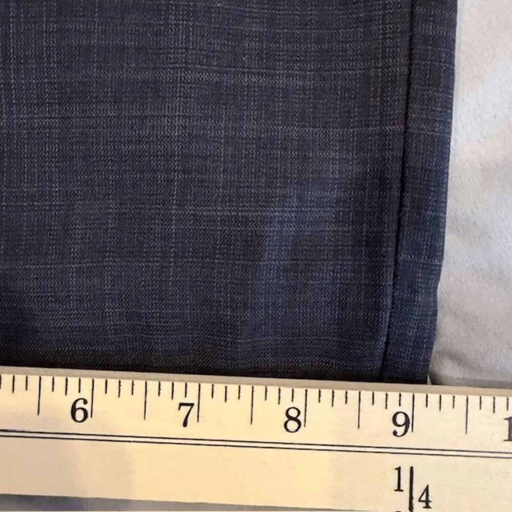Savane Stretch Comfort Dress Pants Charcoal Gray 40x30 Trousers Slacks‎ Business